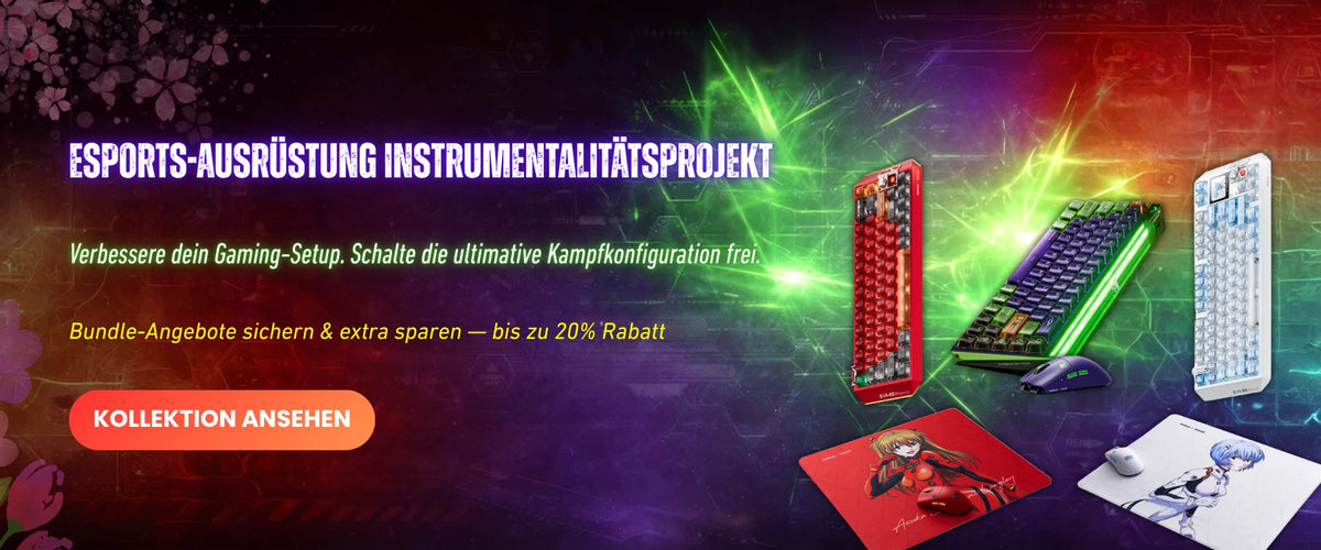 Evangelion Gaming-Tastaturen, Mäuse und Zubehör bei Risenty