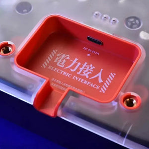 EVA-01 R-400 CD player charging compartment detail