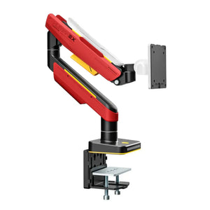 HumaneX T18-1E red RGB gaming monitor arm