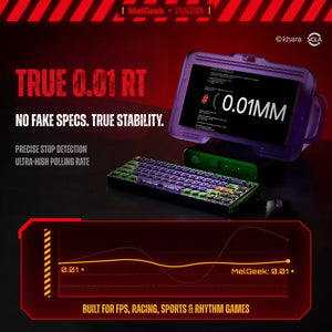 EVA-01 MADE68 Ultra+ keyboard with 0.01mm rapid trigger adjustment