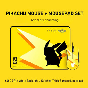 Razer x Pokémon Pikachu Viper Standard Wired Mouse + Mousepad Set product gallery view 2