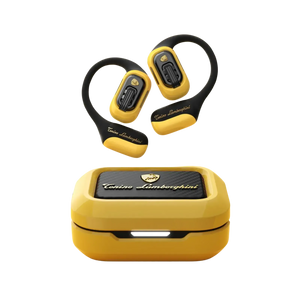 STUMPE x D MOOSTER TL65 Lamborghini open-ear earphones in yellow