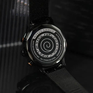 Naruto Uzumaki quartz watch engraved case back