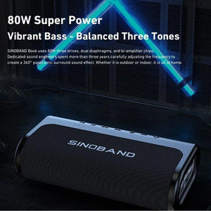 مكبر صوت Bluetooth Xdobo SINOBAND Book بقدرة 80 واط – متجر Risenty