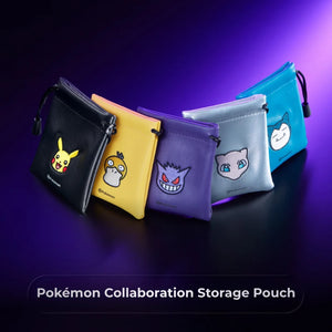 Pokémon storage pouches included with the Yoose Mini Cube shaver