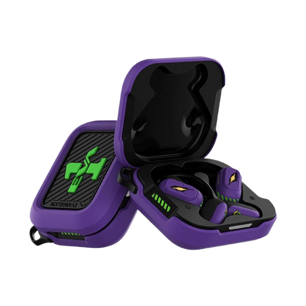 Auriculares deportivos con gancho para la oreja EVA-01 de STUMPE x Evangelion