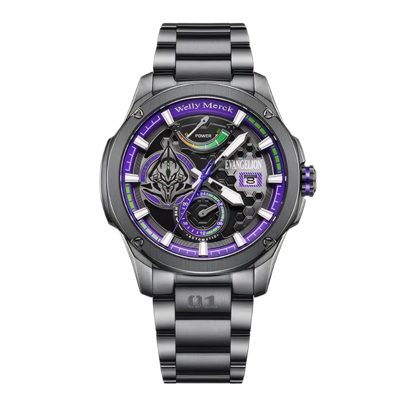 Orologio Meccanico Multi-Funzione Welly Merck x Evangelion Pro
