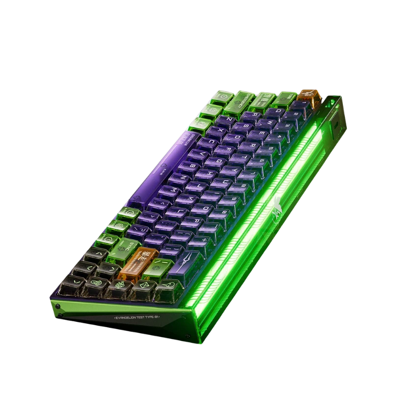 Tastiera gaming meccanica MelGeek x Evangelion EVA-01 MADE68 Ultra+
