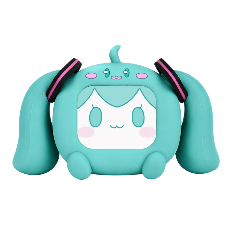 BilibiliGoods × Hatsune Miku CUBE FACE LCD Touchscreen Wireless Earbuds