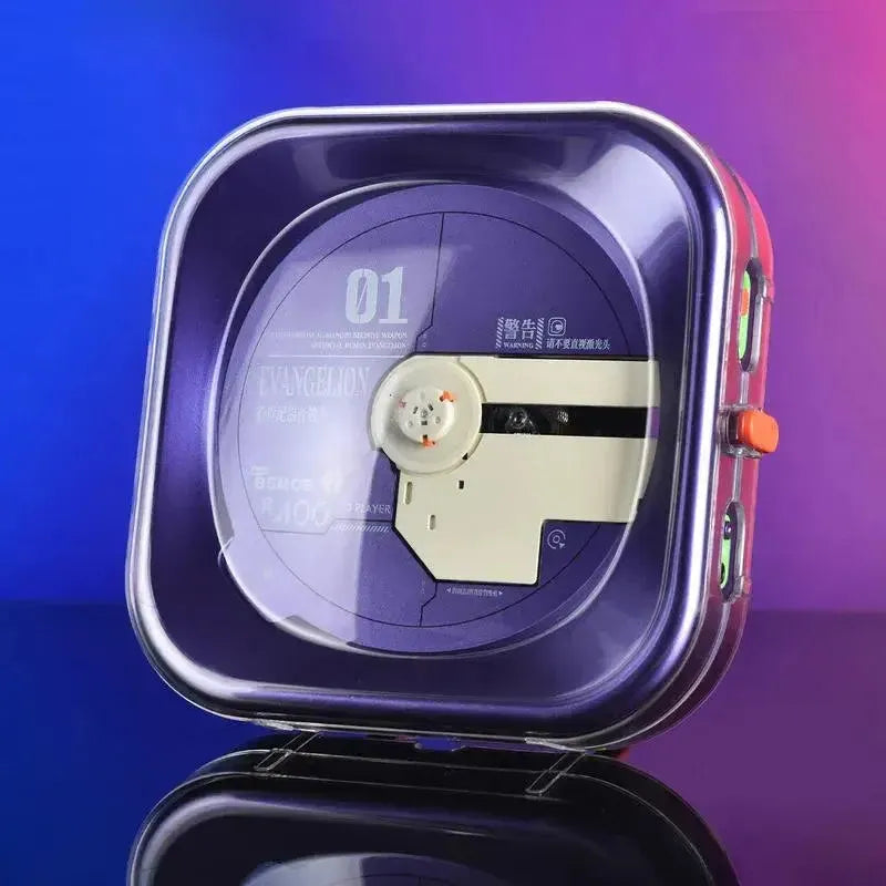 EVA-01 R-400 CD player inside transparent protective case