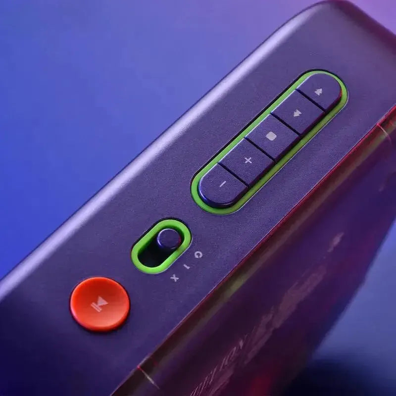 EVA-01 R-400 CD player tactile side control buttons
