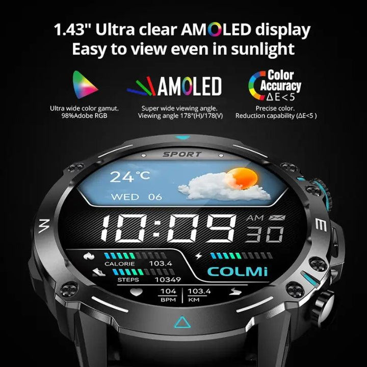 COLMI M42 Military Grade Smart Watch - Risenty Store