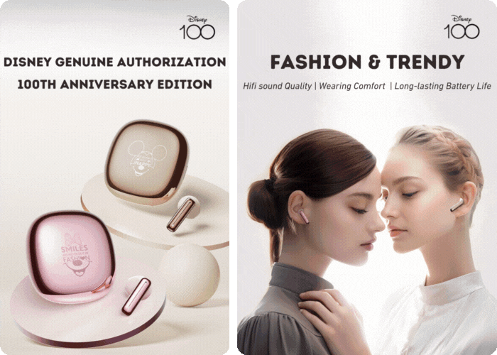Duo de Som Disney Centennial – imagem de recursos do produto