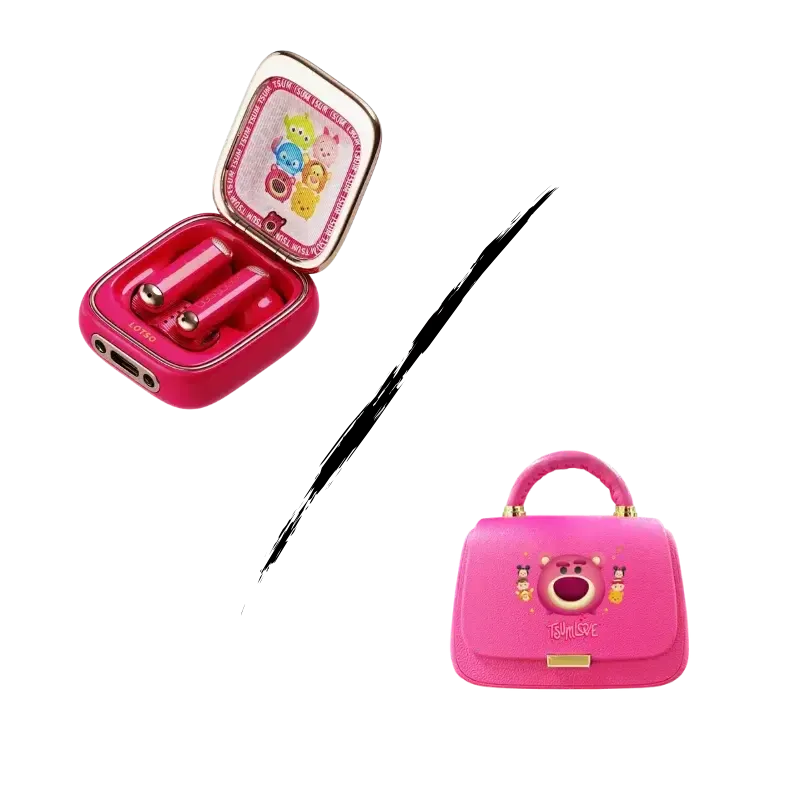 Disney Magic Audio Collection with licensed character earbuds and handbag-style earphones
