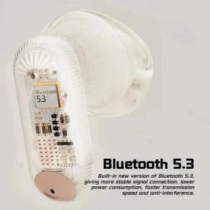 Disney transparent wireless earbuds with Bluetooth 5.3
