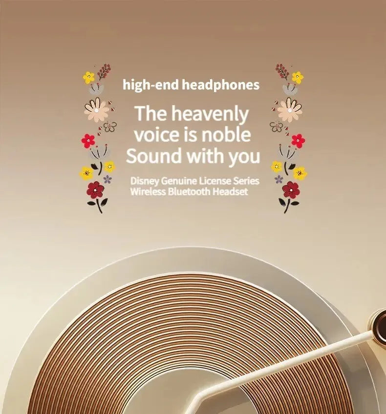 Disney character earbuds designed for clear high-fidelity sound