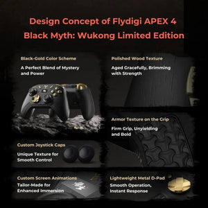 Flydigi APEX 4 Black Myth Wukong premium design details
