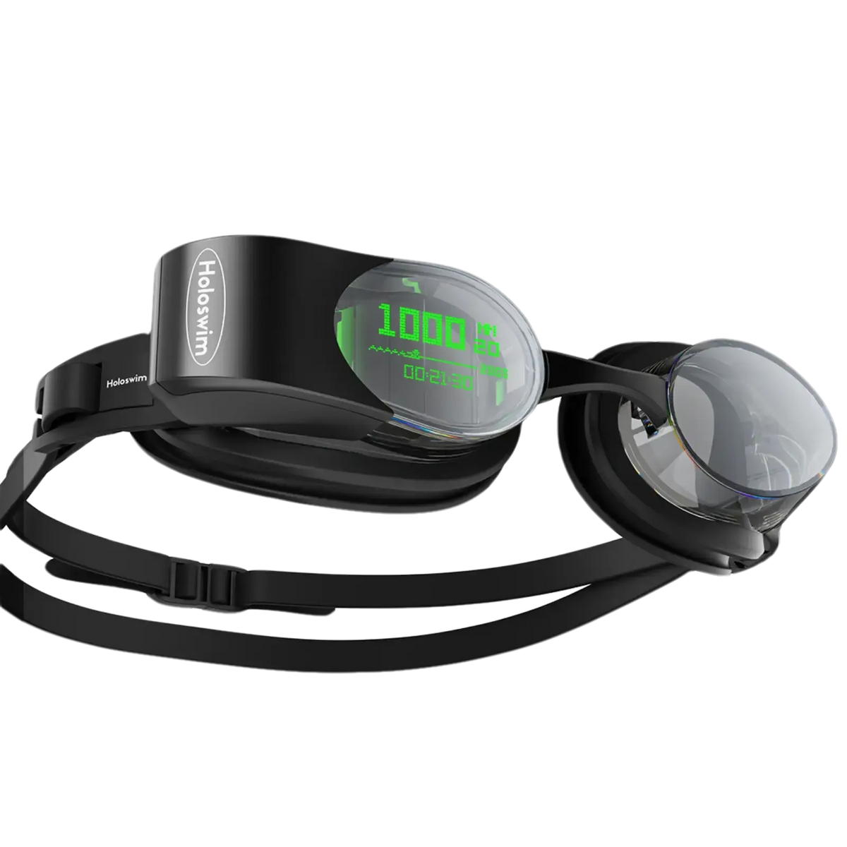 Holoswim AR Smart Swim Goggles 2 Pro with real-time display