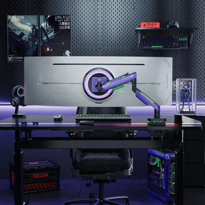 HumaneX T18-1E supporting an ultrawide gaming display