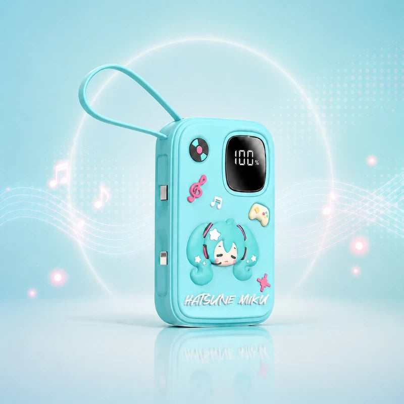 Teal Hatsune Miku TP03 10000mAh portable power bank