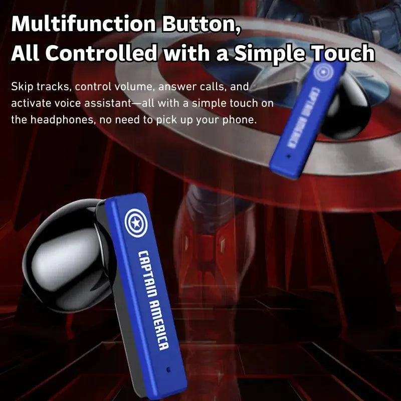 Marvel BF10 Pocket Watch Earbuds Risenty Store