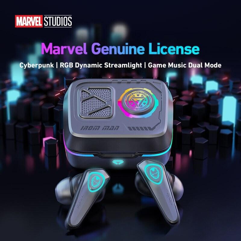 Marvel G7 RGB Cyberpunk Noise Reduction Earbuds - Risenty Store