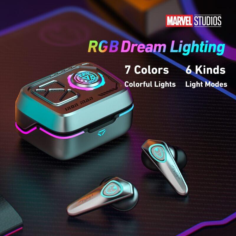 Marvel G7 RGB Cyberpunk Noise Reduction Earbuds - Risenty Store