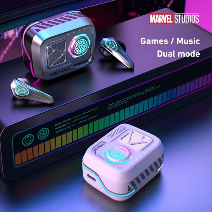 Marvel G7 RGB Cyberpunk Noise Reduction Earbuds - Risenty Store