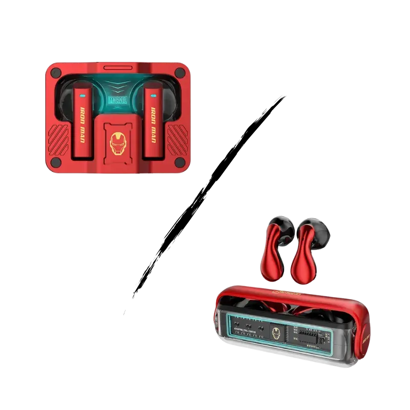 Marvel Heroic Sound Gaming Set with licensed Iron Man style wireless earphones