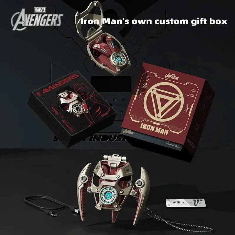 Auriculares Marvel MR28 inspirados en la armadura de Iron Man - Risenty Store