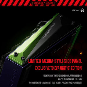 MADE68 Ultra+ EVA-01 aluminum mecha side panel detail