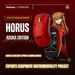 MelGeek Evangelion Asuka HORUS lightweight wireless gaming mouse
