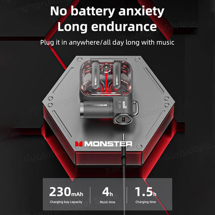 Monster XKT15 HIFI Sound Earbuds - Risenty Store