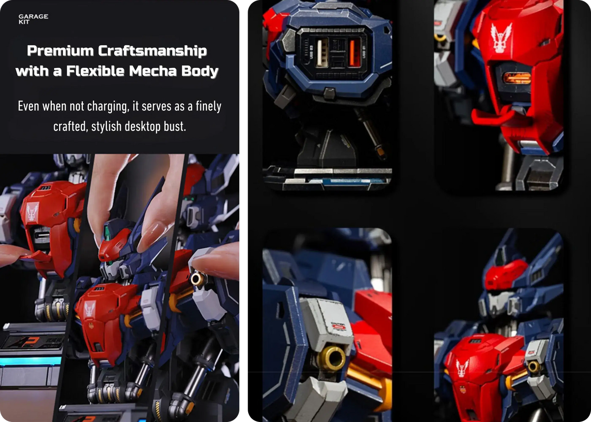 MOSHOWTOYS MCT-AP02 Marquis WuChenghou Mecha 32W Charging Station — Interactive Mecha Design for Unique Style
