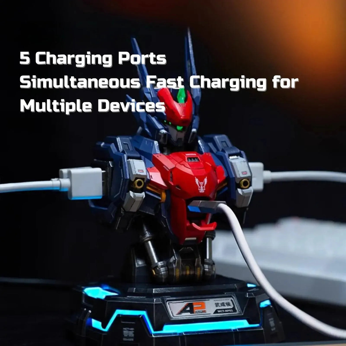 MCT-AP02 Wuchenghou charging station powering multiple devices