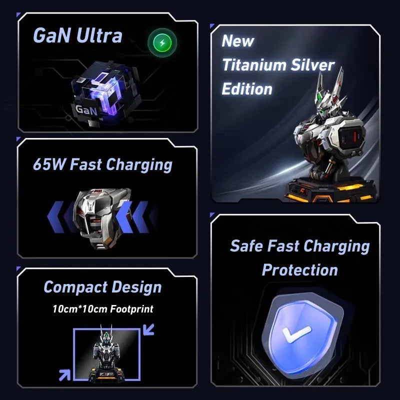 MOSHOWTOYS MCT-AP02 Marquis WuChenghou Mecha Estação de Carregamento 65W – imagem do produto 4