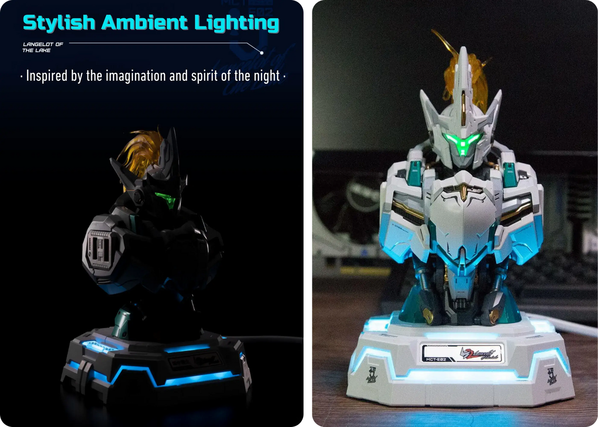 MOSHOWTOYS MCT-E02 Lancelot of the Lake Mecha Estação de Carregamento 32W – imagem de recursos do produto