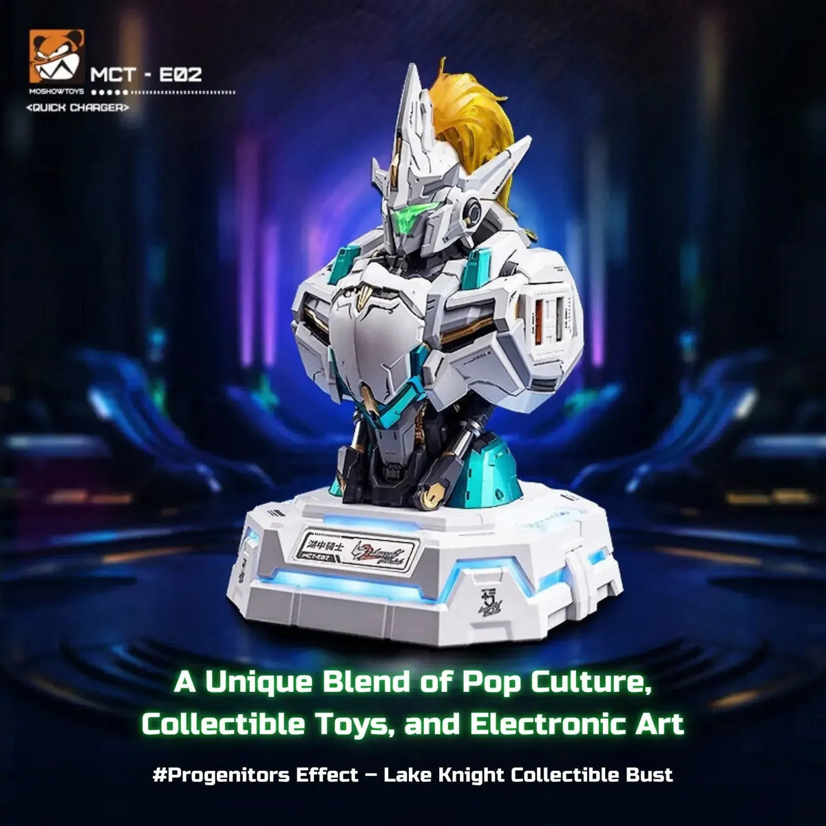 MOSHOWTOYS MCT-E02 Lancelot of the Lake Mecha Estação de Carregamento 32W – imagem do produto 3