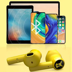 Pikachu wireless earbuds compatible with phones and tablets