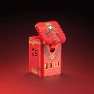 Red Asuka PISEN Evangelion magnetic desktop charger