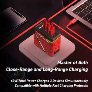 EVA-02 PISEN charger for close-range and long-range device charging