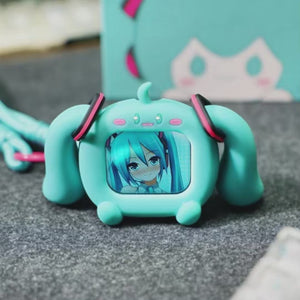 BilibiliGoods Hatsune Miku CUBE FACE touchscreen wireless earbuds showcase video