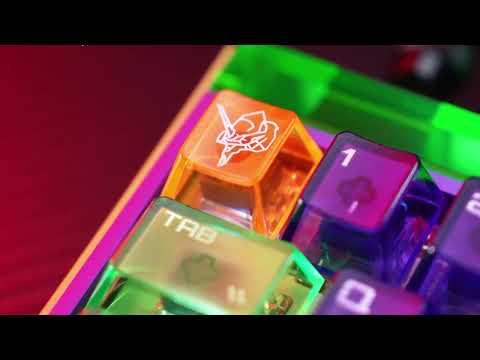 MelGeek Evangelion EVA-01 MADE68 Ultra+ magnetic gaming keyboard showcase video