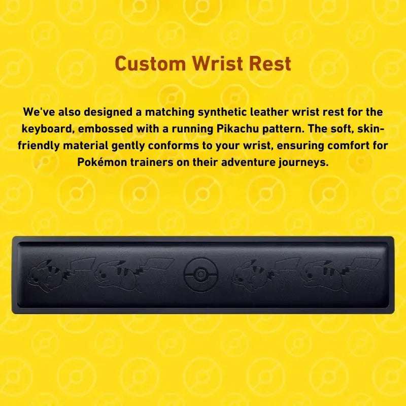 Razer x Pokémon Pikachu 104 Key Gaming Mechanical Keyboard product gallery view 5