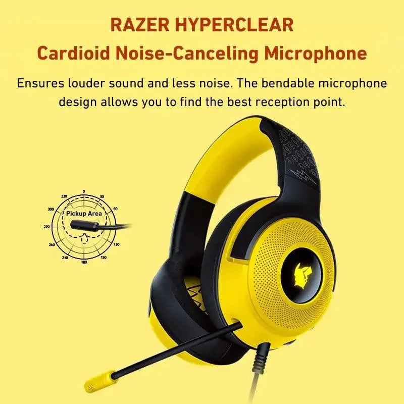 سماعة رأس للألعاب Razer x Pokémon بيكاتشو Kraken V3 X – متجر Risenty