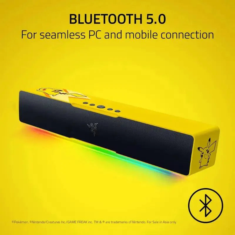 مكبر صوت شريطي للألعاب Razer x Pokémon بيكاتشو Leviathan V2 X – متجر Risenty