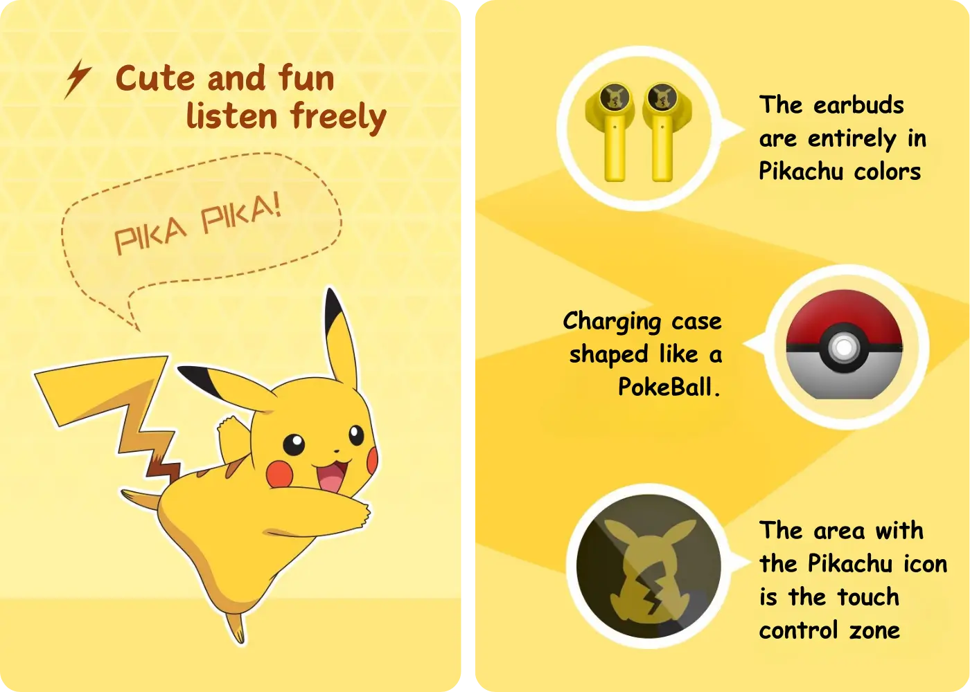 Razer x Pokémon PokeBall Pikachu Earbuds - Dive Into the Pokémon Universe with Pikachu!
