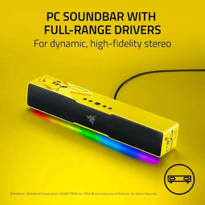 Razer x Pokémon Pikachu Leviathan V2 X Gaming Soundbar - Risenty Store