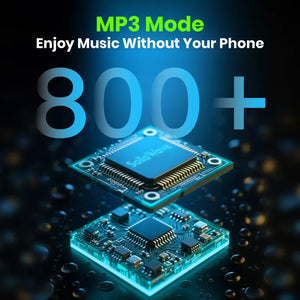 Offline MP3 music mode on Solla Wave swim goggles