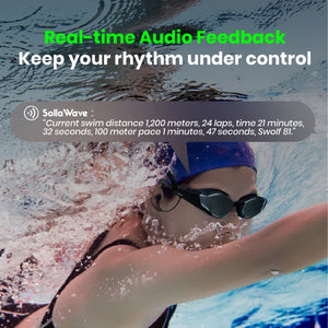 Real-time swimming audio coaching with Solla Wave smart goggles